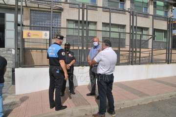 Homenaje a Jesús García Aller, comisario-jefe de la Policía Nacional de Telde (Foto Francisco Javier Santana)